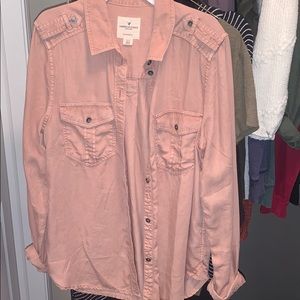 Light pink American egale flannel